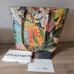 NWT Brahmin ELLEN TOTE Retro Jungle Melbourne